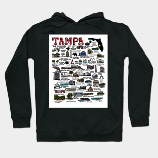 Tamp Map Art Hoodie